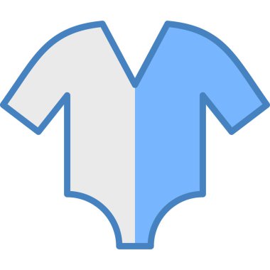 shirt simgesi vektör illüstrasyonu