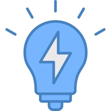 Güç. Web simgesi basit illüstrasyon