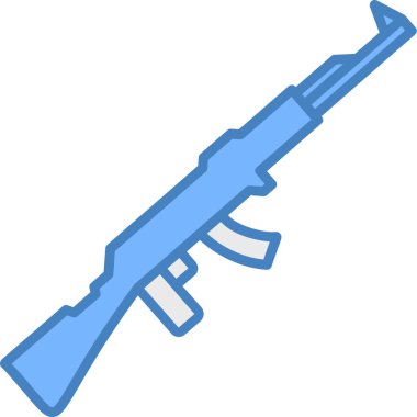 Silah. Web simgesi basit illüstrasyon