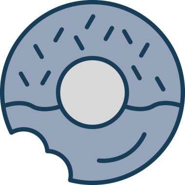 Yemek. Web simgesi basit illüstrasyon