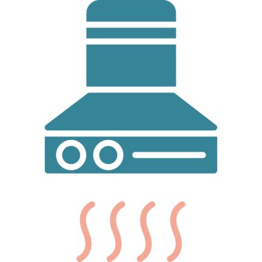 Hava filtresi simgesi vektör illüstrasyonu