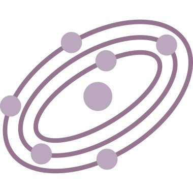 Bilim ve teknoloji çizgisi simgesi.