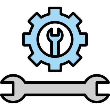 Ayarlama. Web simgesi basit illüstrasyon