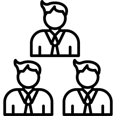 Lider. Web simgesi basit illüstrasyon