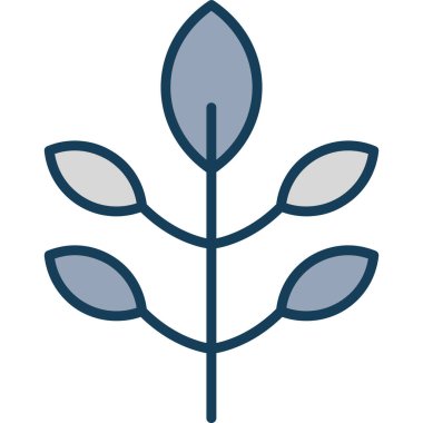 bitki simgesi vektör illüstrasyonu