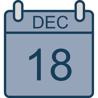 10 Aralık - gün simgesi - takvim