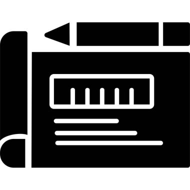 kitap simgesi, basit vektör tasarımı