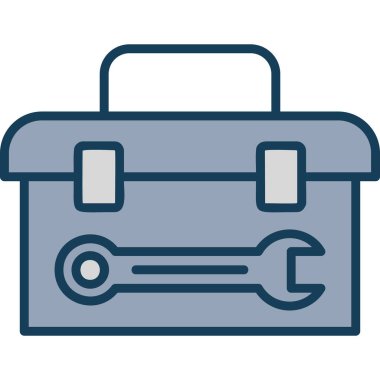 evrak çantası vektör simgesi modern illüstrasyon