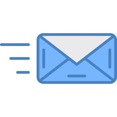 e- posta ileti vektörü simgesi