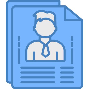 iş görüşmesi simgesi, vektör illüstrasyonu