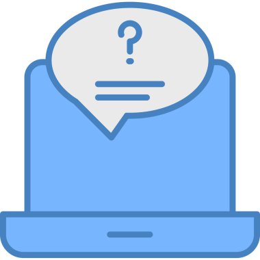 Mesaj var. Web simgesi basit illüstrasyon