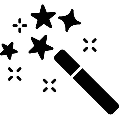 Sihirli değnek. Basit tasarım.