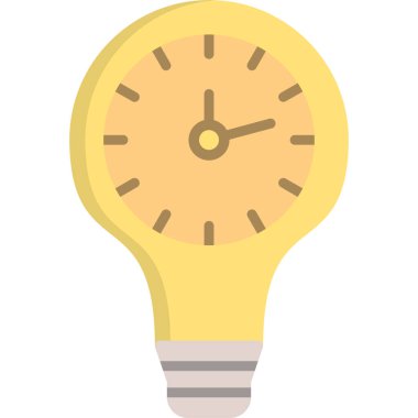 ampul simgesi vektör illüstrasyonu