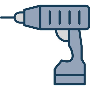 tornavida ikonu vektör çizimi