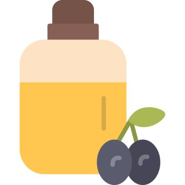 zeytinyağı şişesi vektör çizim