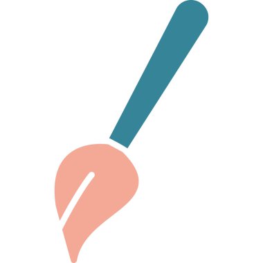 Mavi renk simgesinin vektör illüstrasyonu