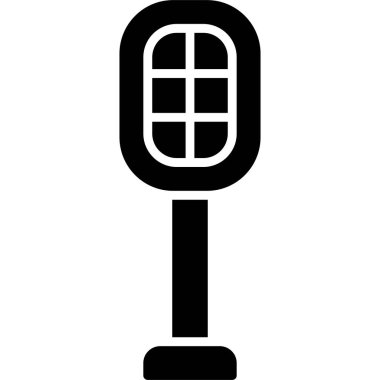 Sokak Işığı Vektör İllüstrasyonu Basit Simge