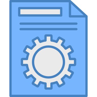 Dosya. Web simgesi basit illüstrasyon