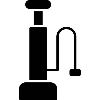Hava Pompasının Vektör İllüstrasyonu, Basit Simge