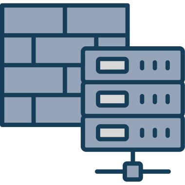 sunucu vektör satırı simgesini barındırıyor