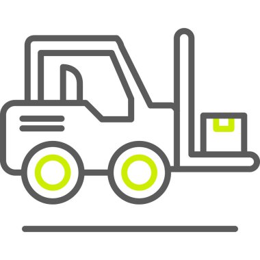 Kum ikonlu kamyon, çizgi biçimi