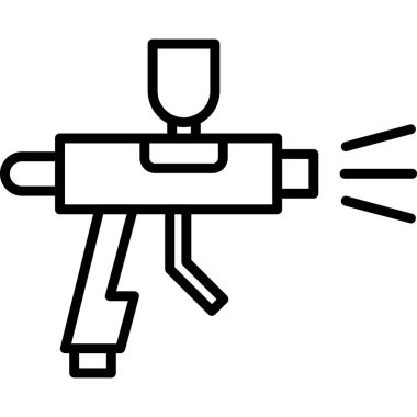 El feneri ikonunu tutuyor. özet vektör tasarımı