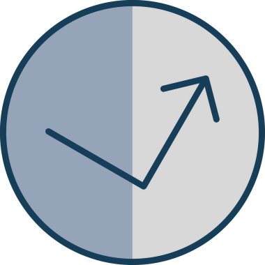 Ok. Web simgesi basit illüstrasyon