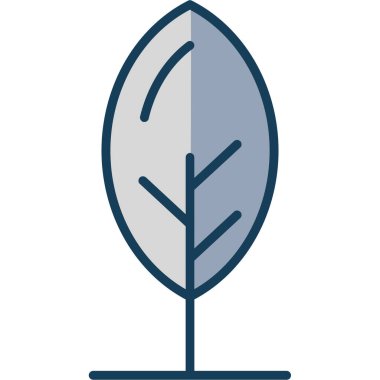 ağaç simgesi vektör illüstrasyonu