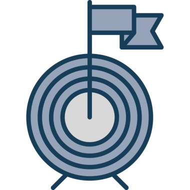 Hedefin vektör illüstrasyonu