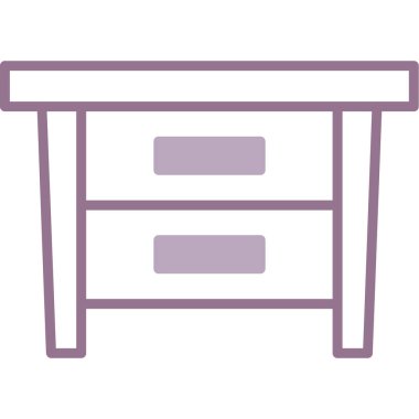 masa mobilyası vektör simgesi