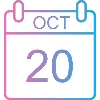 Ekim ikonu tasarımı, vektör illüstrasyonu