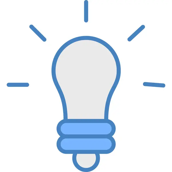 ampul simgesi, vektör tasarımı