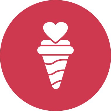 dondurma vektörü simge tasarımı ve grafiği.