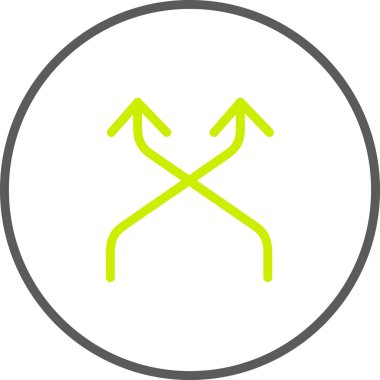 ok simgesi vektör illüstrasyonu