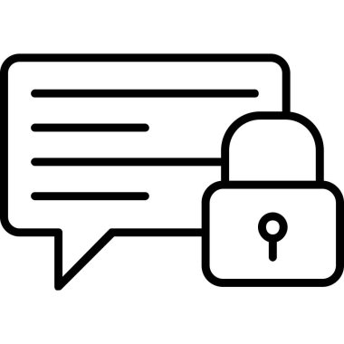 Parola kilidi vektör simgesi kolayca düzenlenebilir ya da değiştirilebilir