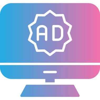 Seo simgesinin vektör illüstrasyonu