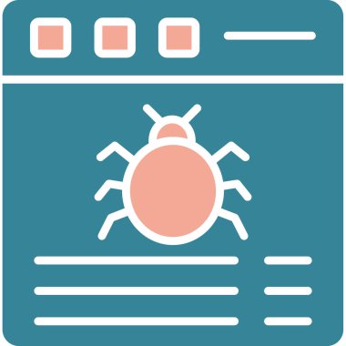 Web simgesi vektör illüstrasyonu