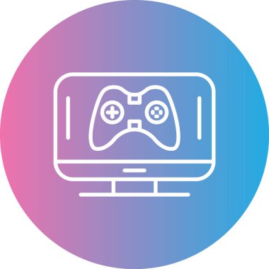 Oyun simgesi. vektör illüstrasyonu