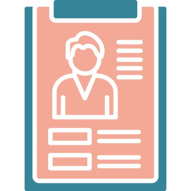 görev simgesi, vektör illüstrasyonu