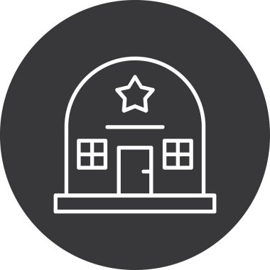 Yapı simgesinin vektör illüstrasyonu