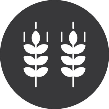 buğday simgesinin vektör illüstrasyonu