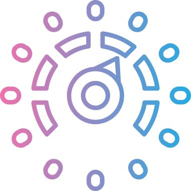 dişli simgesi, vektör çizimi