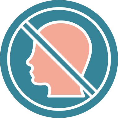 Sigara ikonu yok. vektör illüstrasyonu