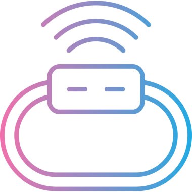 Bulut Hesaplama. Web simgesi basit illüstrasyon