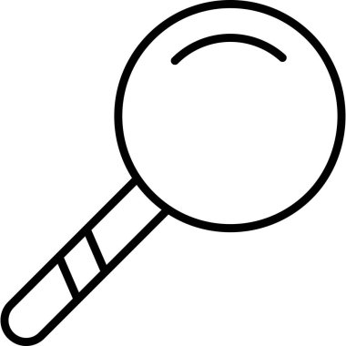 Büyüteç simgesi. özet vektör illüstrasyonu