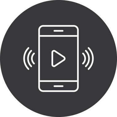 cep telefonu vektör simgesi