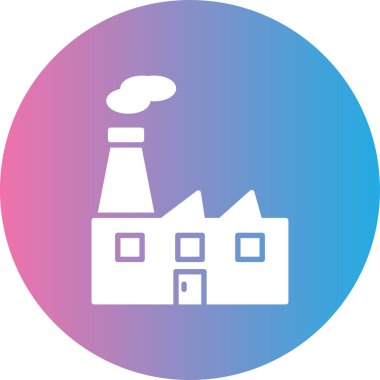 Modern yapı simgesinin vektör illüstrasyonu