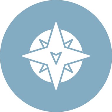 pusula simgesi, vektör illüstrasyonu