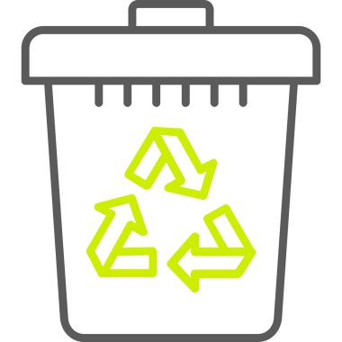 Geri dönüşüm kutusu vektör simgesi