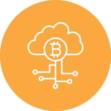 cloud icon, vector illustration simple design